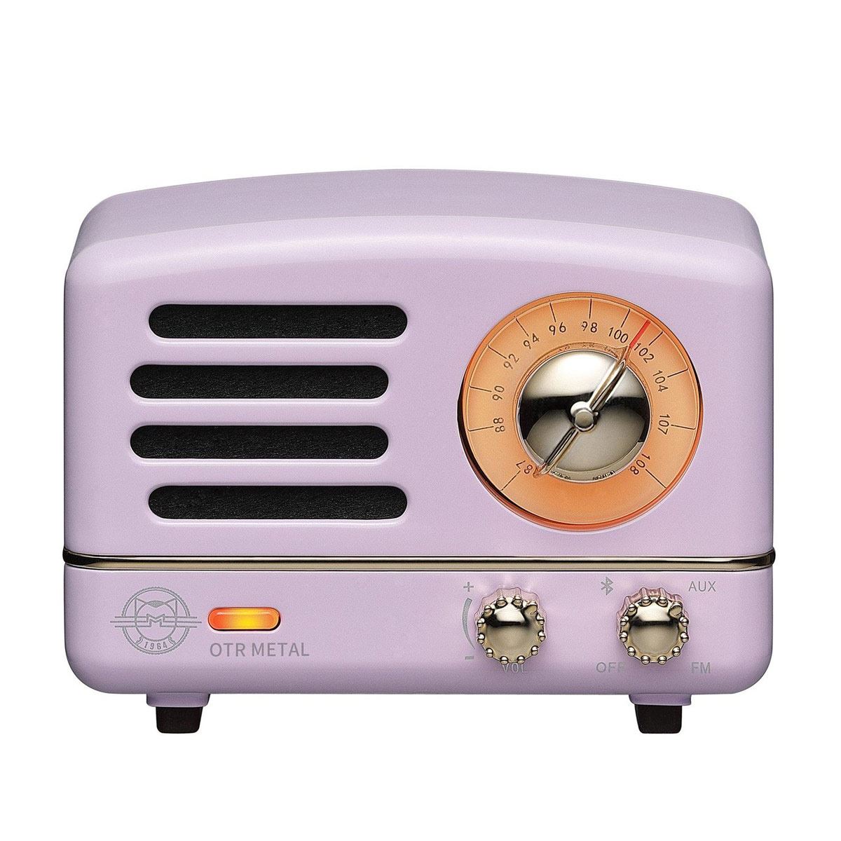 Bocina OTR Bluetooth Metal Morado Muzen