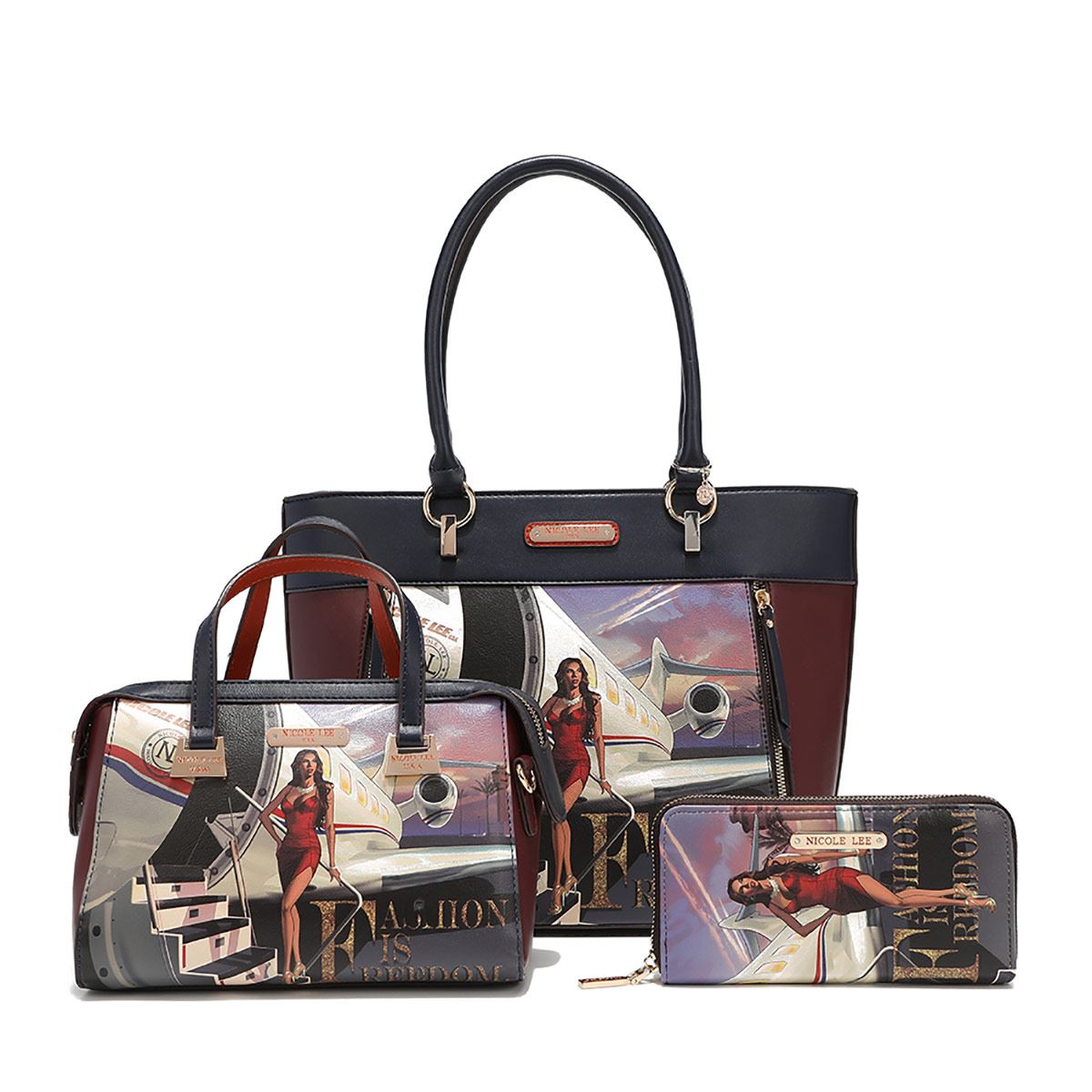 Bolso Nicole Lee Set16547 Travel In Fashion