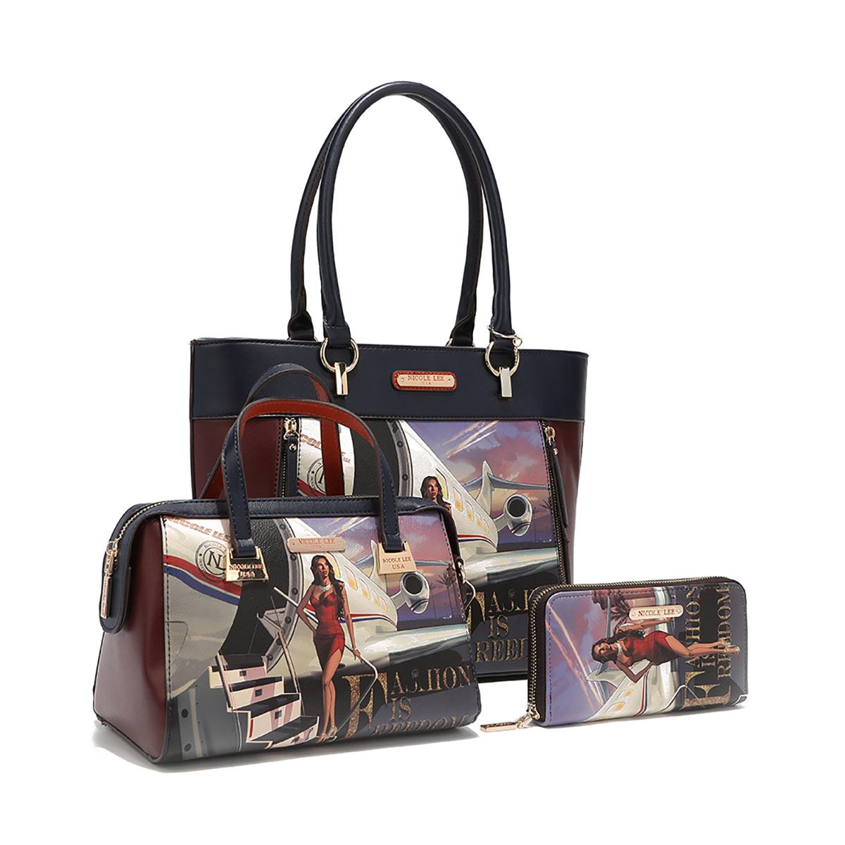 Bolso Nicole Lee Set16547 Travel In Fashion