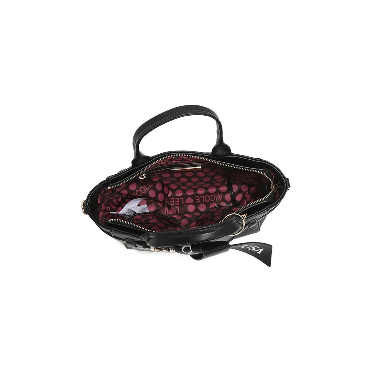 Bolso Nicole Lee Tote Color Negro Para Mujer