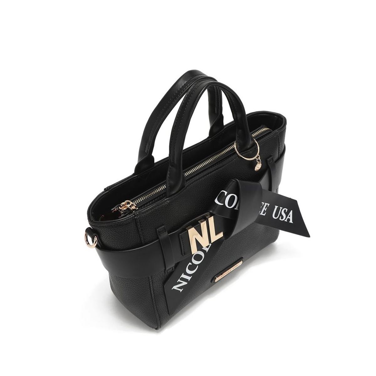 Bolso Nicole Lee Tote Color Negro Para Mujer