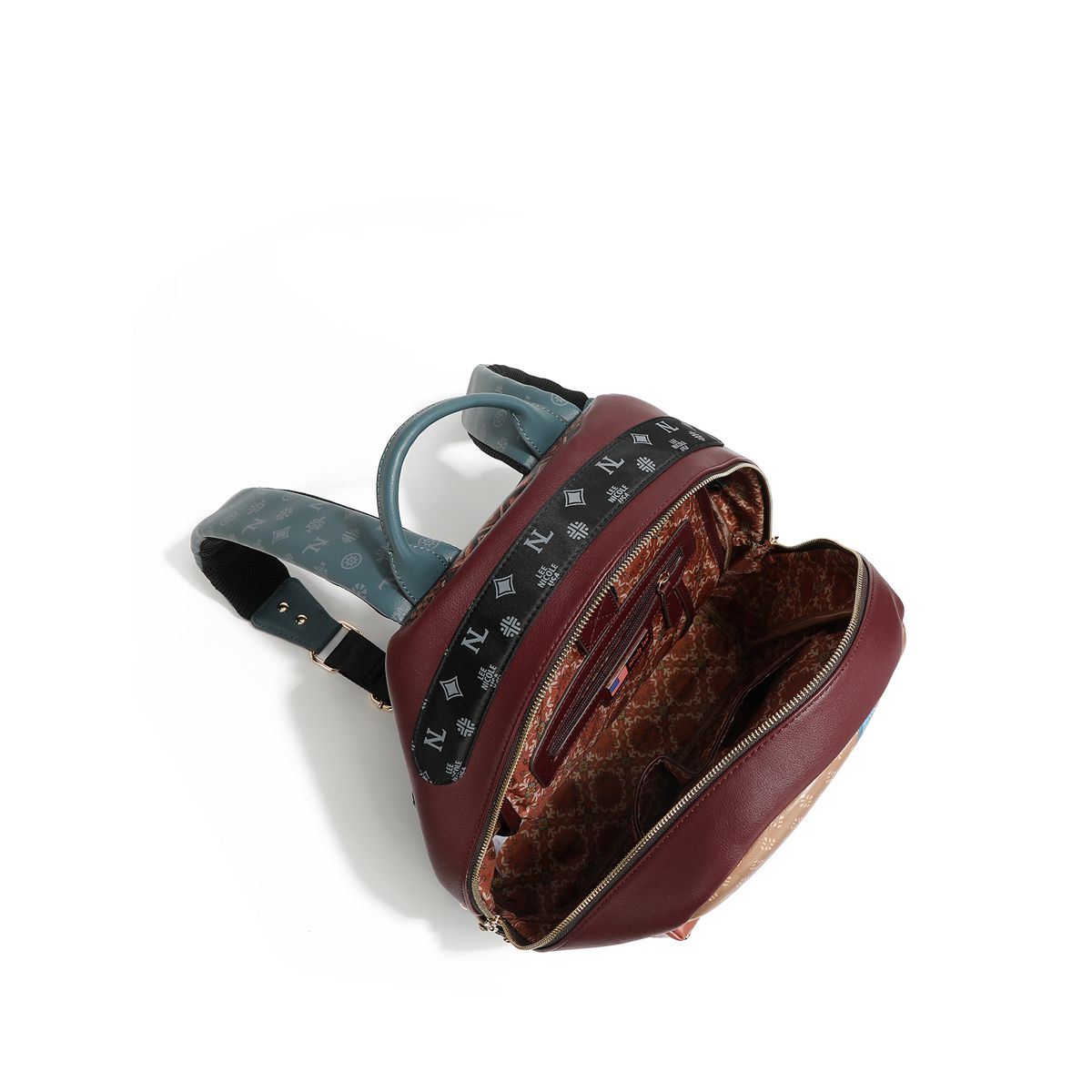 Mochila Alma de Colores Nicole Lee Negra para Mujer