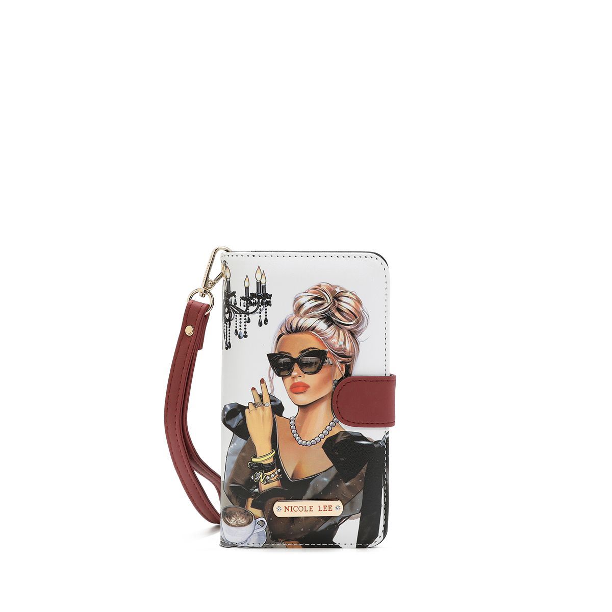 Porta Celular Negro Lady In Black Nicole Lee Hp6617-Lib
