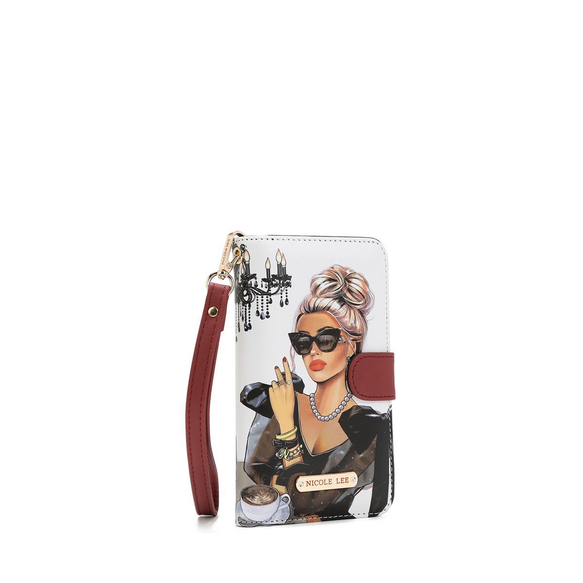 Porta Celular Negro Lady In Black Nicole Lee Hp6617-Lib