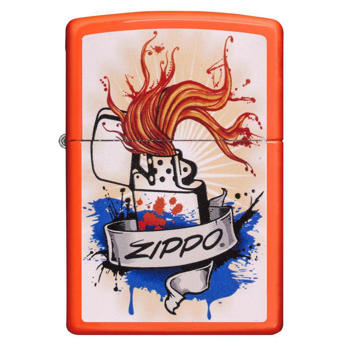 Encendedor Zippo Splash Naranja