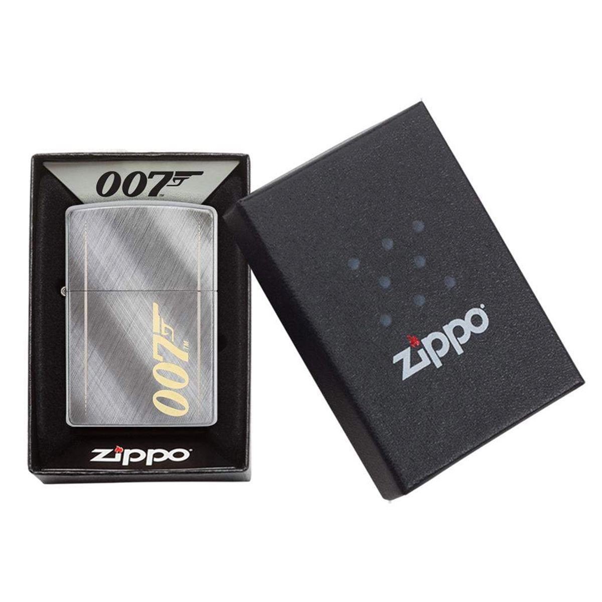 Encendedor Zippo 007 con lineas