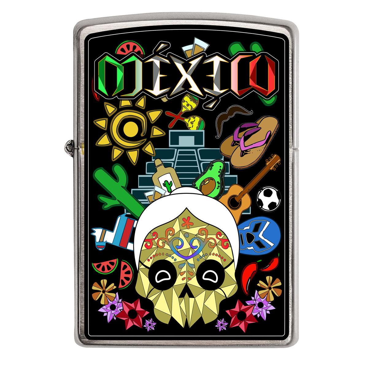 Encendedor Zippo Diseña Tú México Vida Mexicana