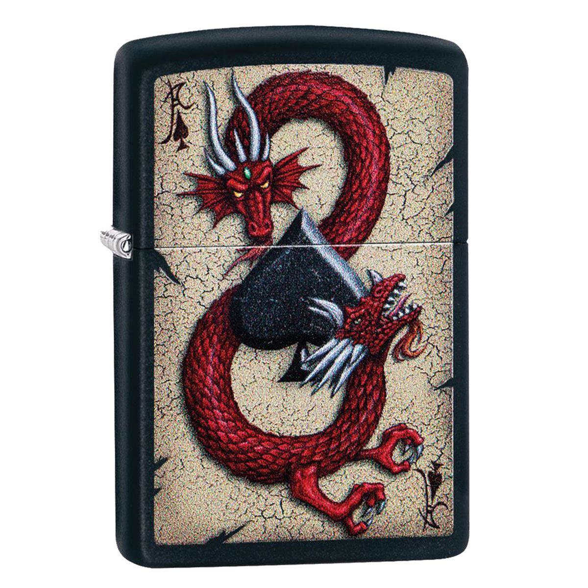 Encendedor Zippo As con dragones