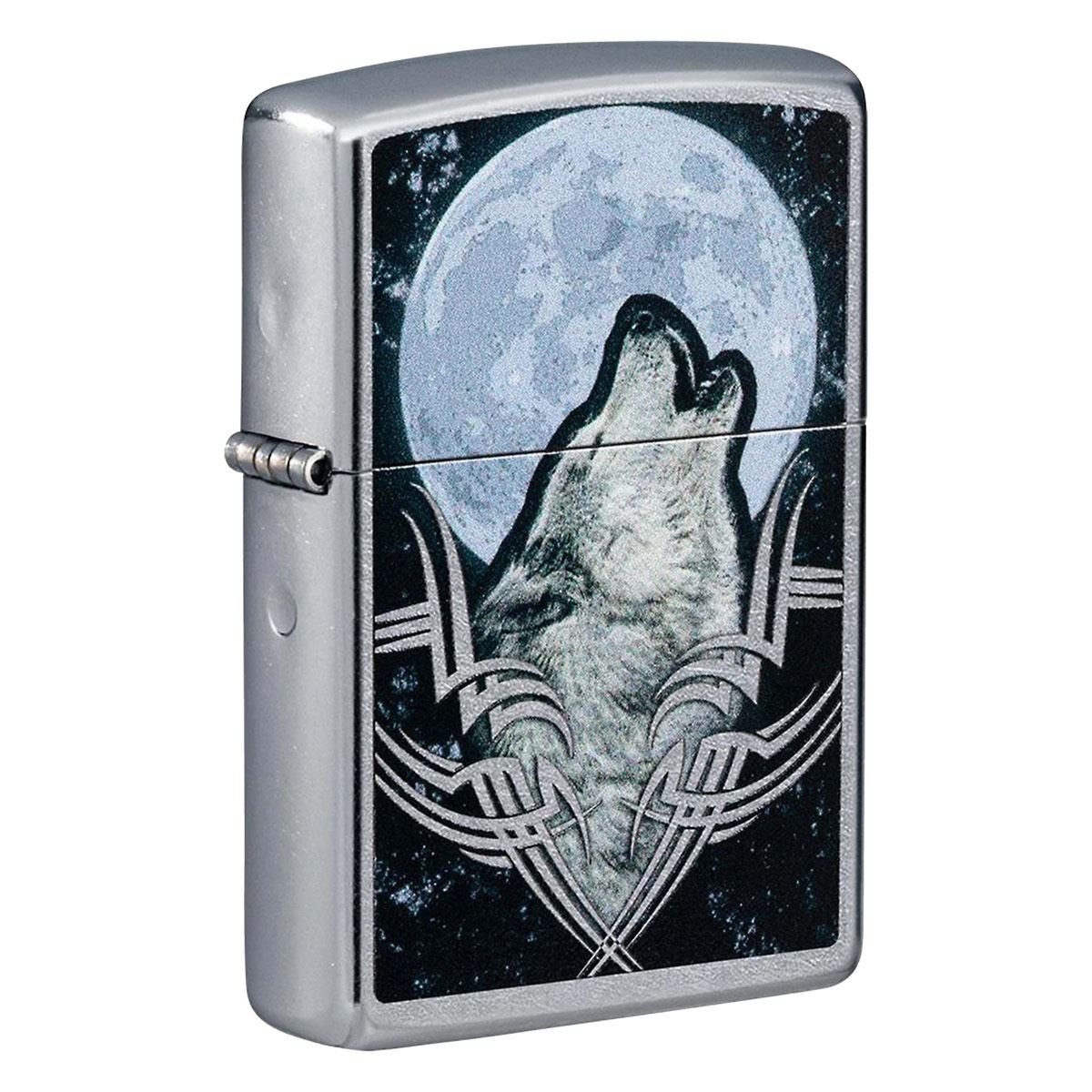 Encendedor Zippo Lobo y Luna LLena