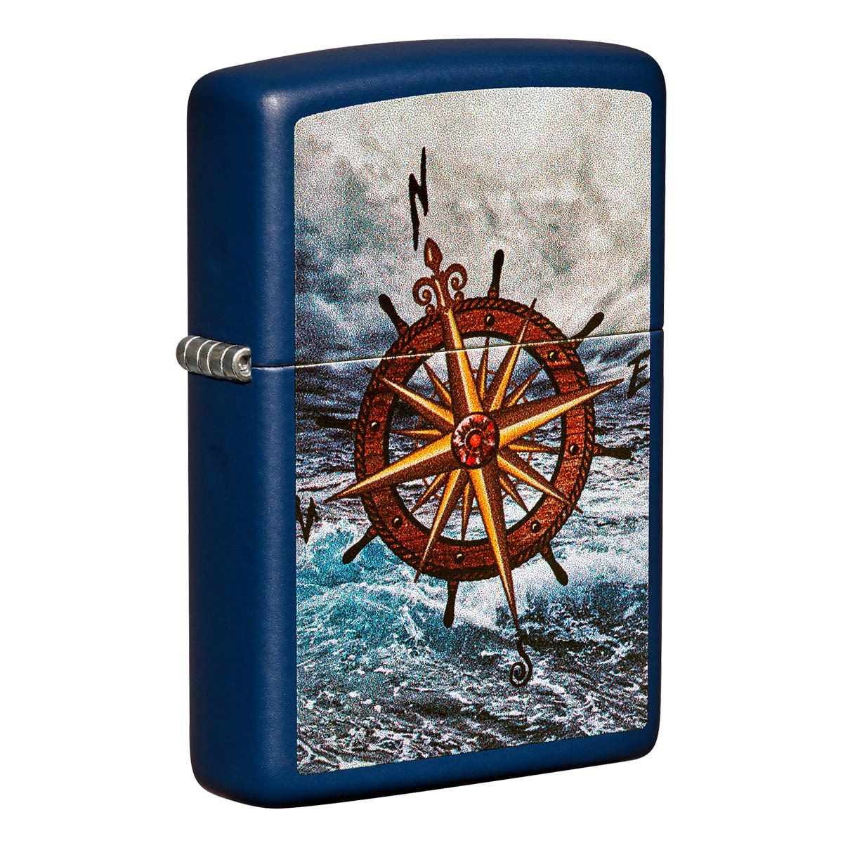 ENCENDEDOR ZIPPO AZUL MARINO MATE D