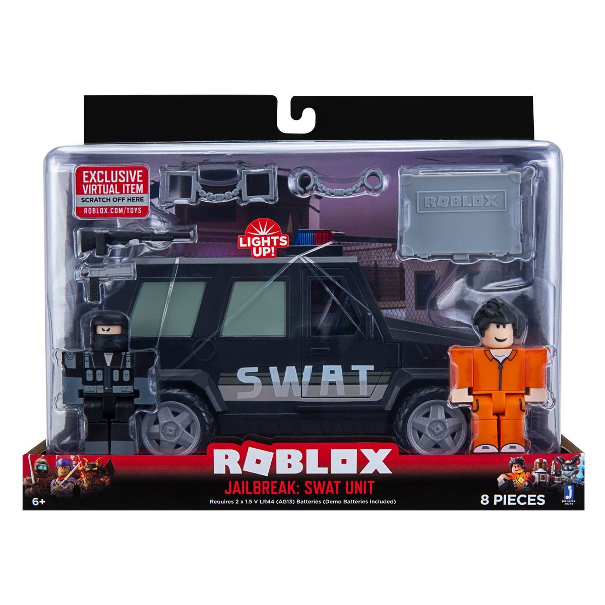Set De Juego Jailbreak Camioneta Swat Roblox - roblox campeones de roblox figura pack de 6 nuevo