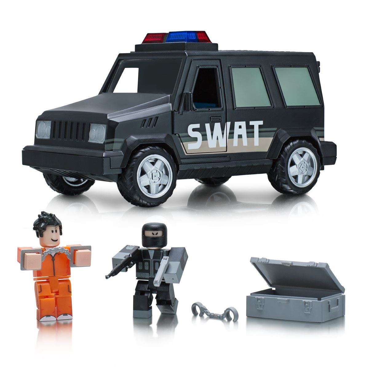 Set De Juego Jailbreak Camioneta Swat Roblox - roblox campeones de roblox figura pack de 6 nuevo