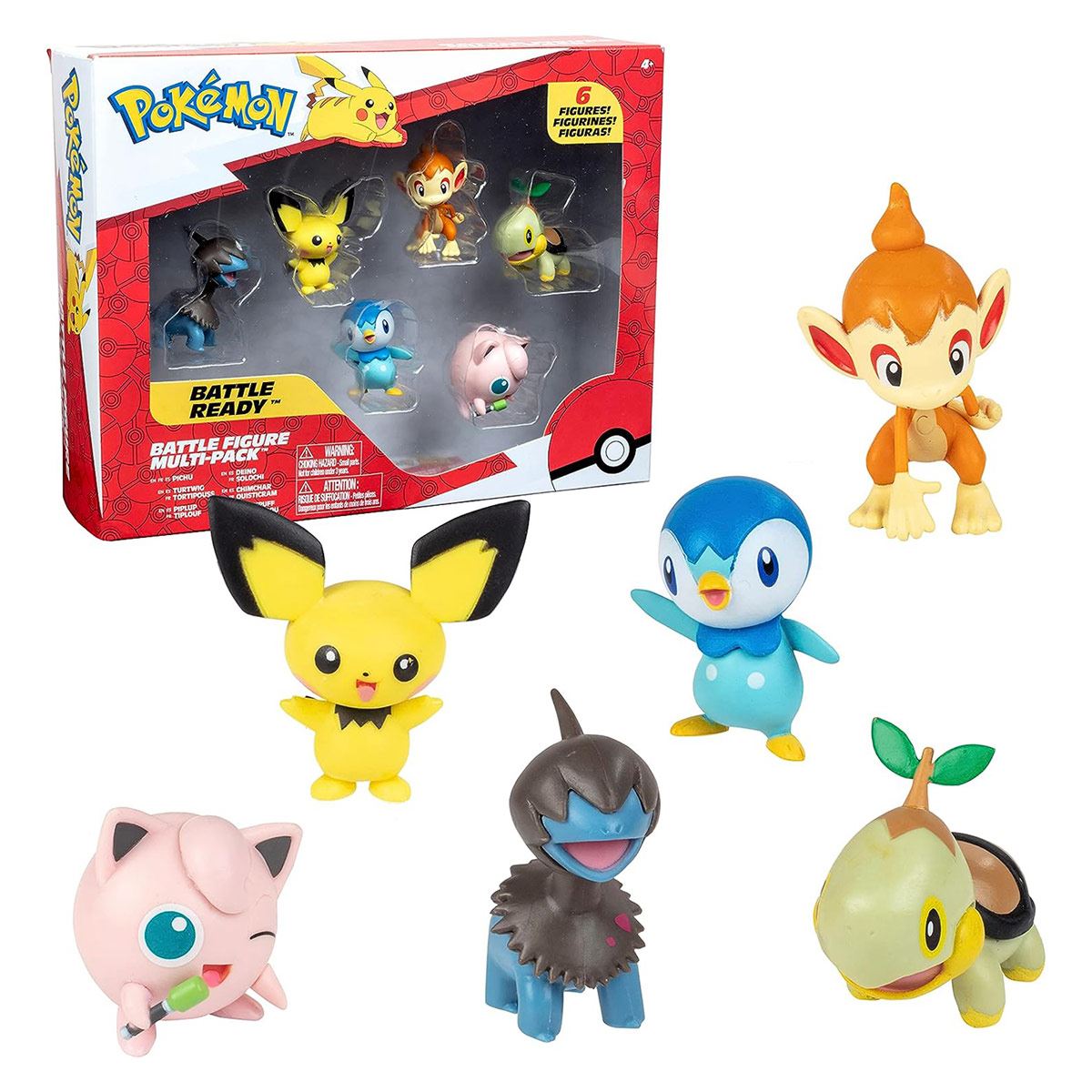 Figura de Batalla 6pack Pokémon