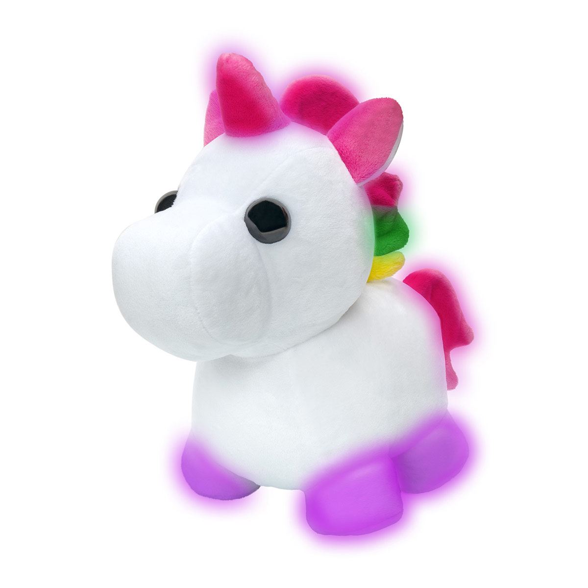 Unicornio con best sale luces peluche