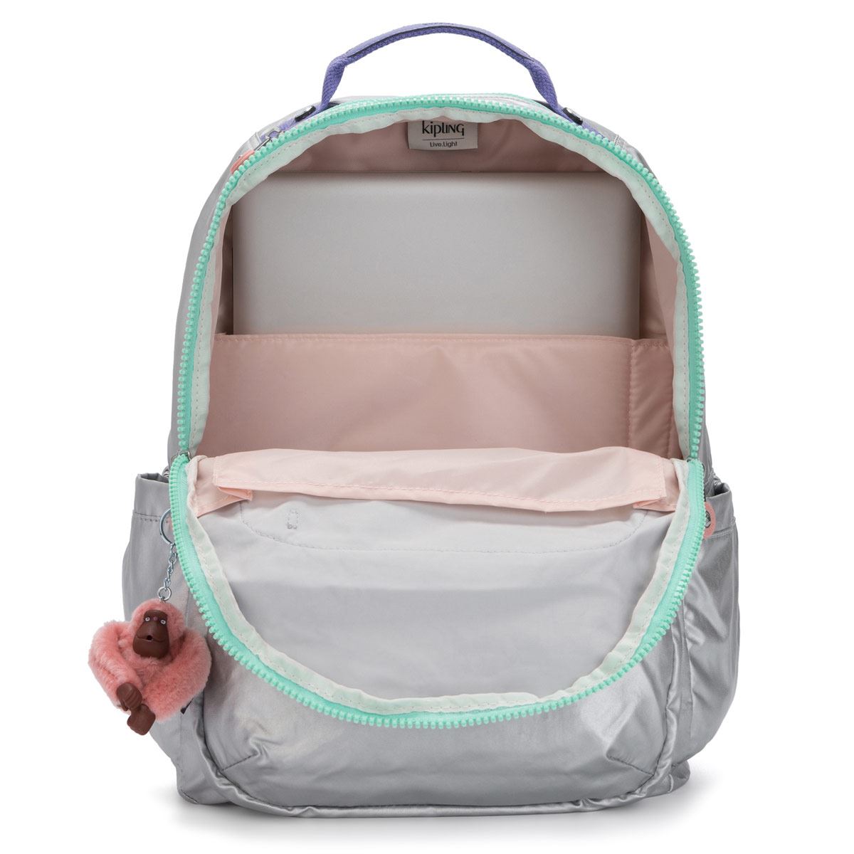 Mochila Kipling Metálico