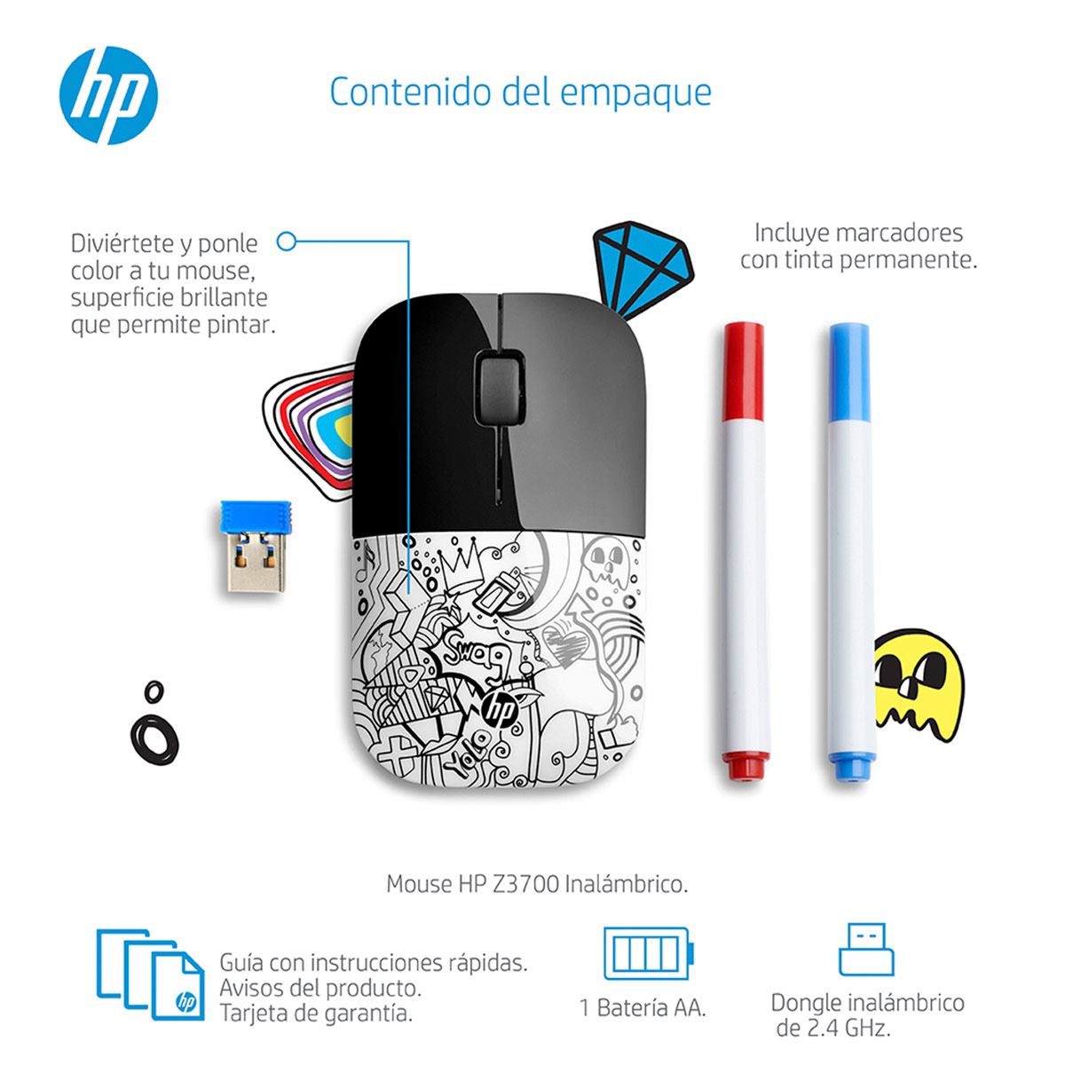 Mouse HP Z3700 Color