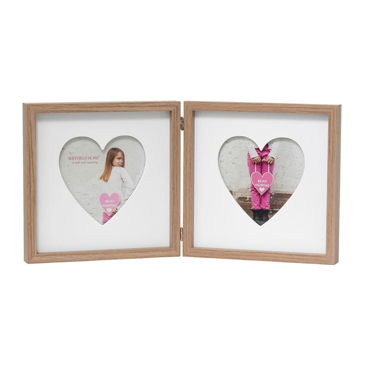 Portaretrato sheffield home 2.4x4 doble foto corazón natural