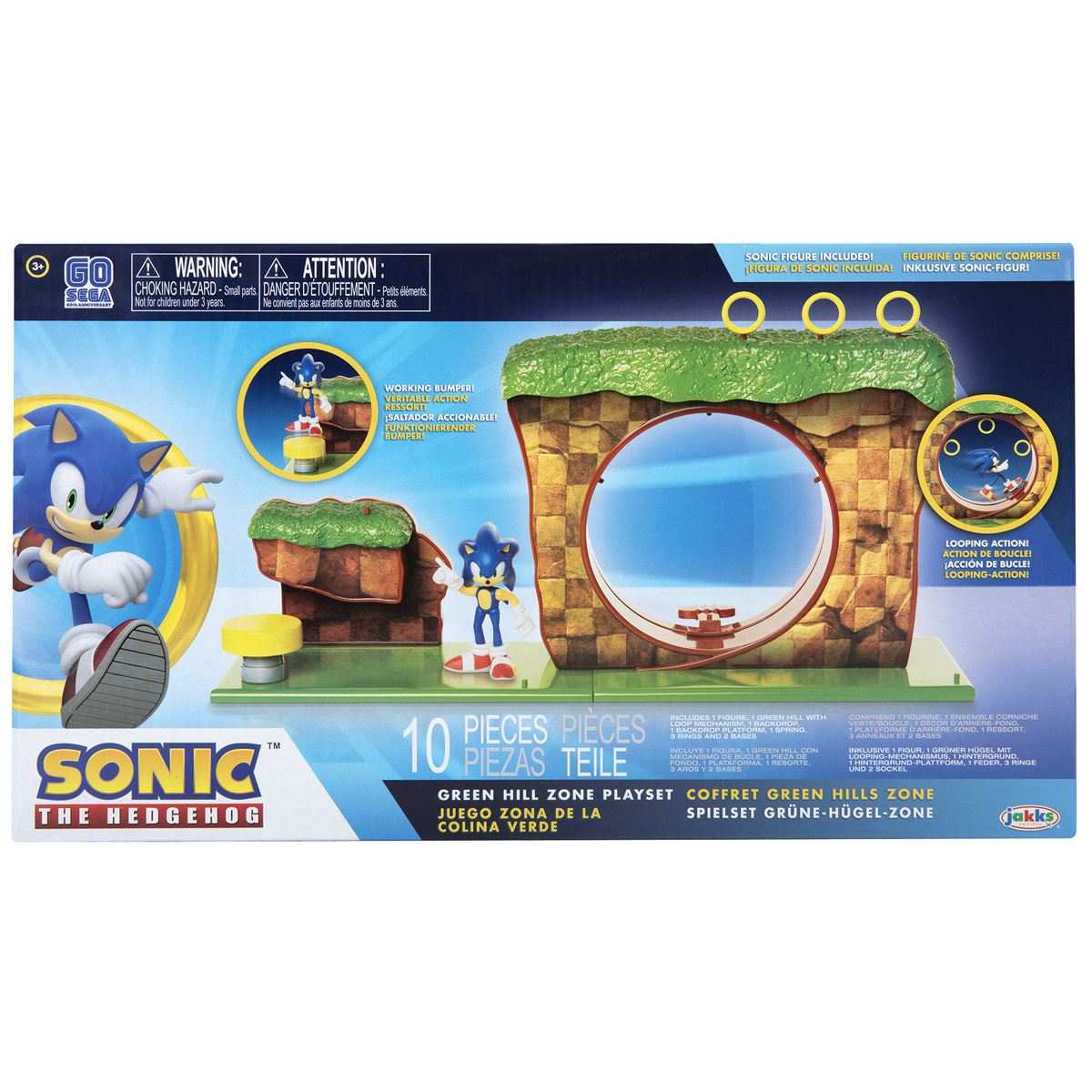 Green hill zone playset