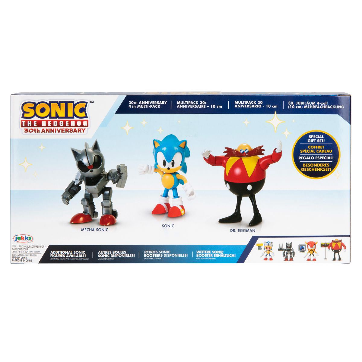 Sonic Juego de Figuras 30th Aniversario