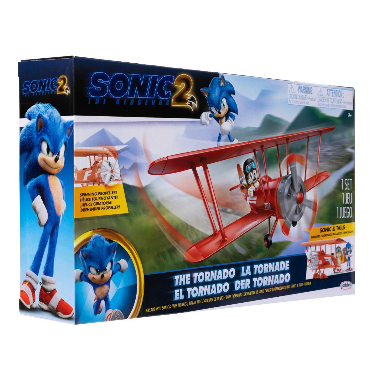 SONIC 2 MOVIE- 2.5" FIGURES AND VEHICLE