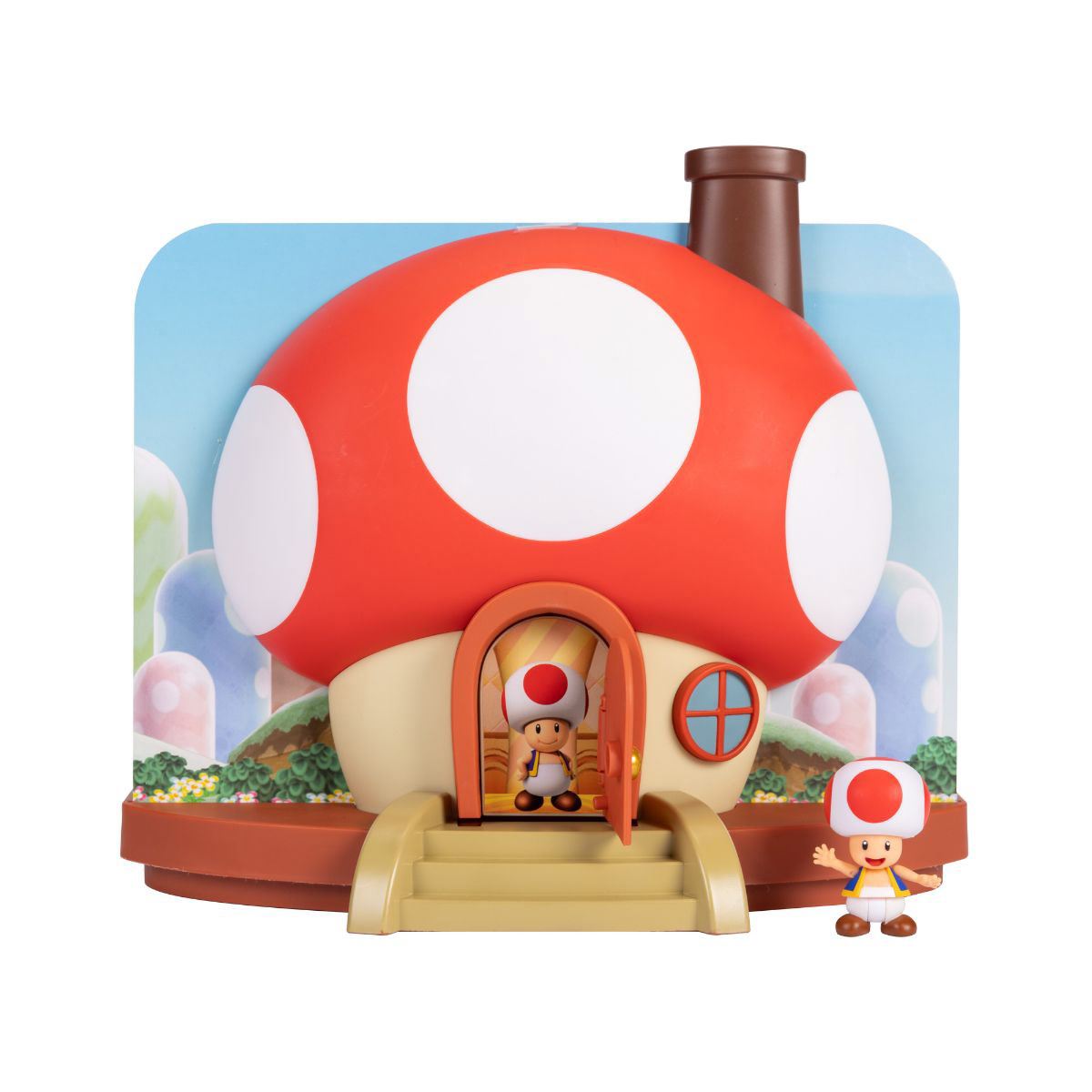 Super Mario Nintendo Dlx Toad House Playset