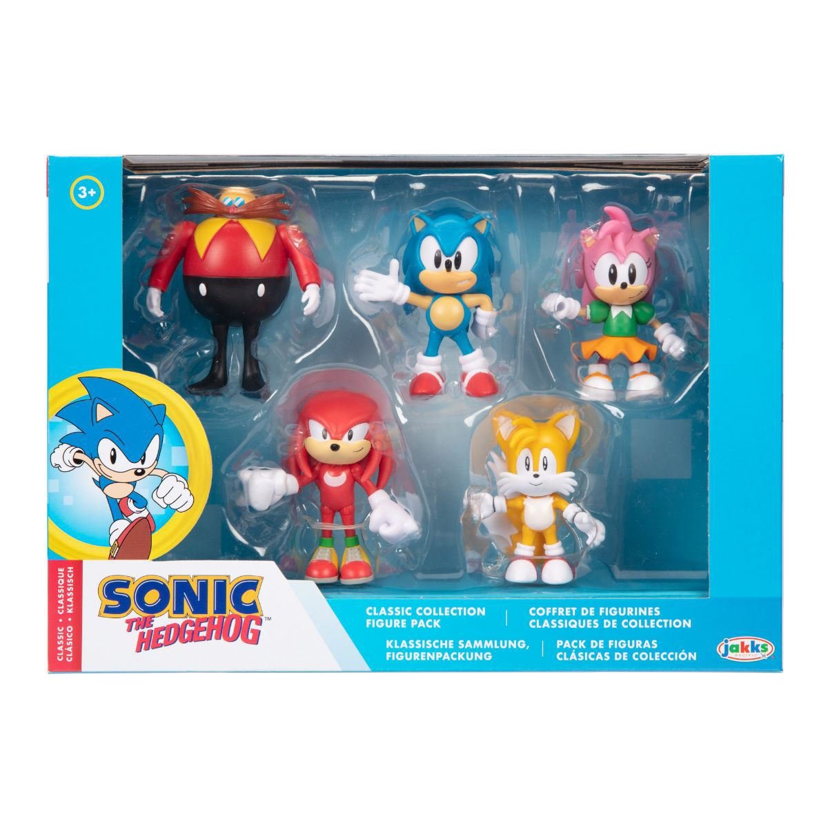 Sonic The Hedgehog Figura de acción clásica de Sonic de 2.5 pulgadas con  juguete coleccionable de Hot Dog
