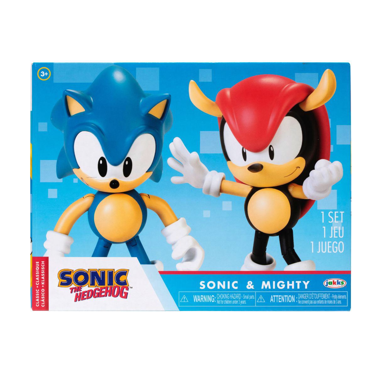 Sonic & Mighty 2 pack Classic Juego de Figuras 4"