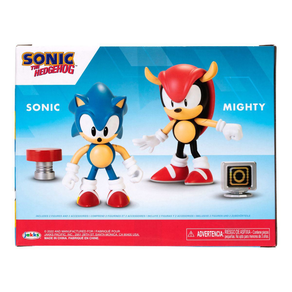 Sonic & Mighty 2 pack Classic Juego de Figuras 4"