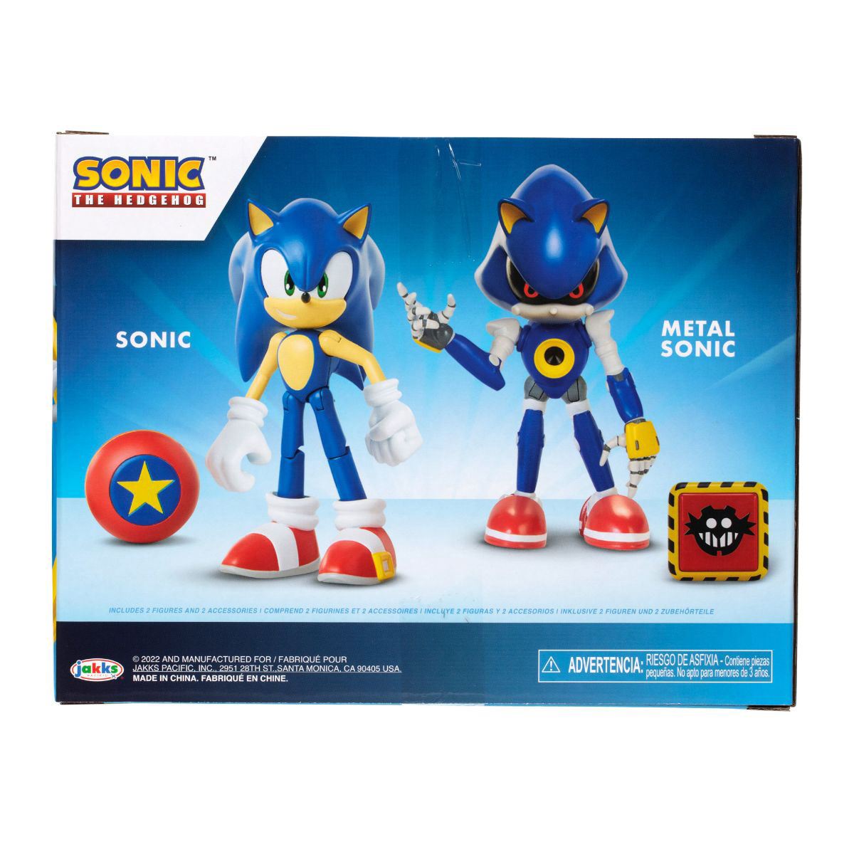 Sonic & Meta 2 pack Modern Juego de Figuras 4"