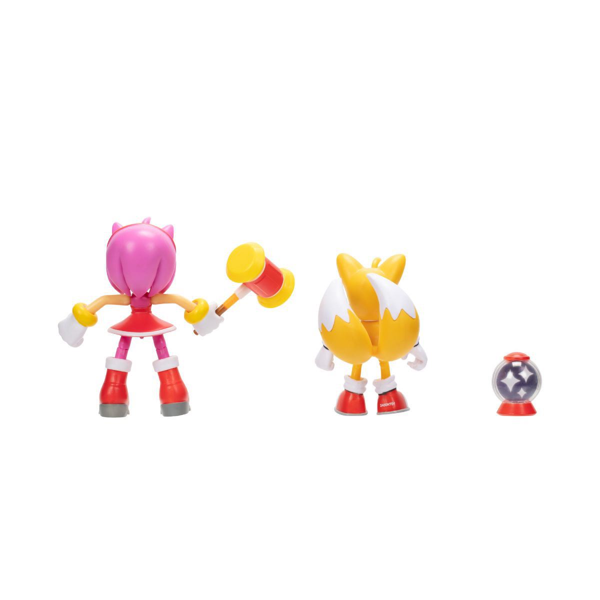 Tails& Amy 2 pack Modern Juego de Figuras 4"