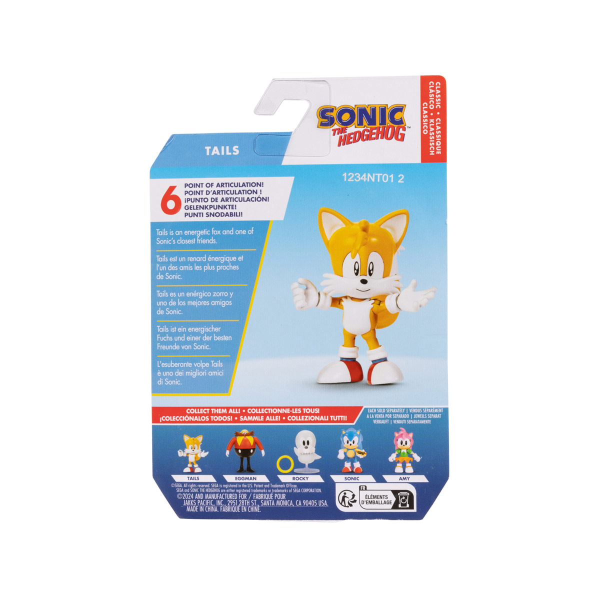 Figuras Articuladas SONIC THE HEDGEHOG de 2.5 Pulgadas