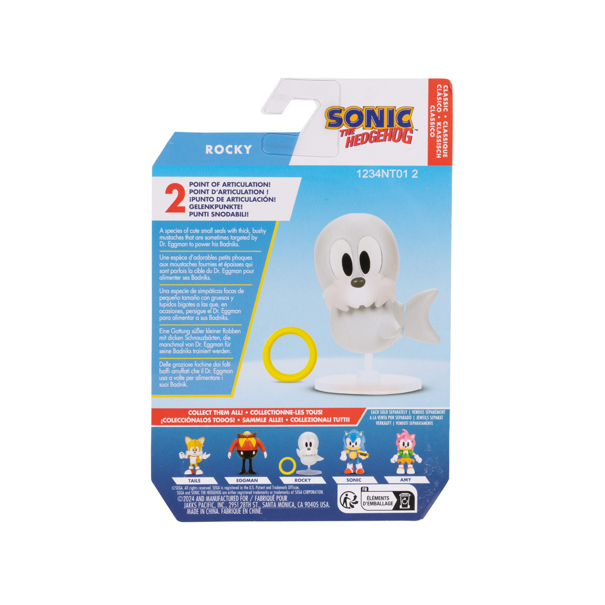 Figuras Articuladas SONIC THE HEDGEHOG de 2.5 Pulgadas