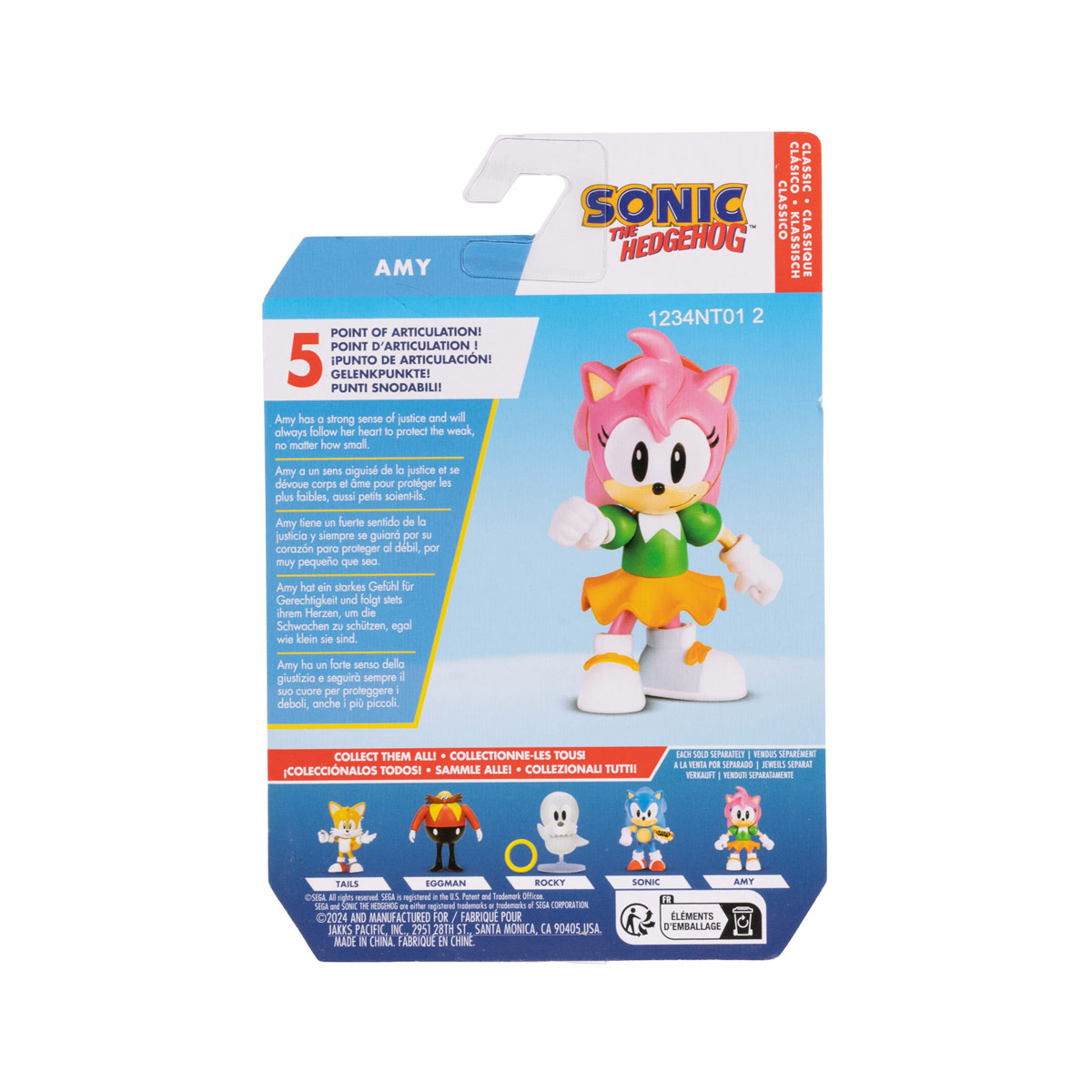 Figuras Articuladas SONIC THE HEDGEHOG de 2.5 Pulgadas