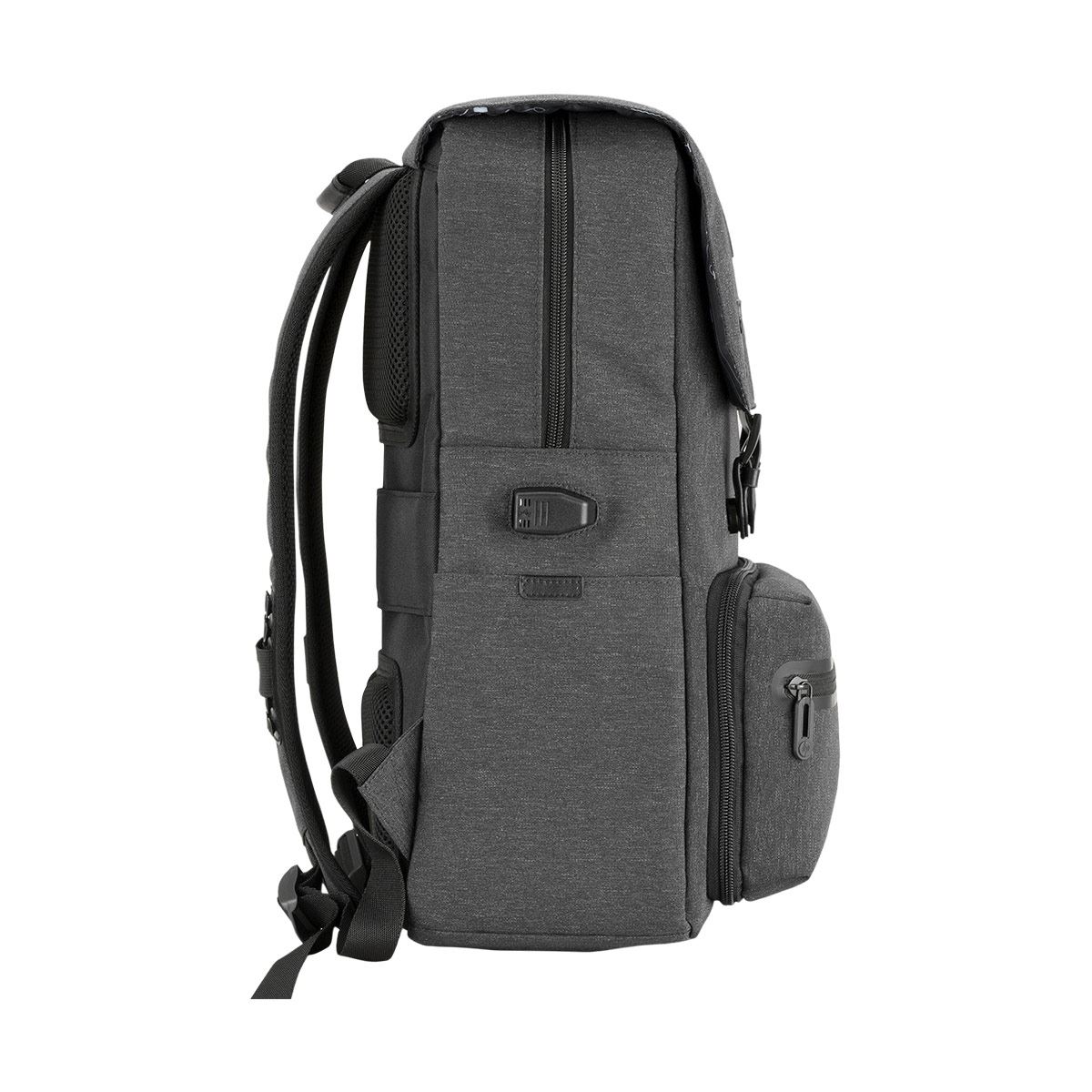 Mochila Portalaptop 15.6" 3 en 1 Mod. USB Travel Gris HP