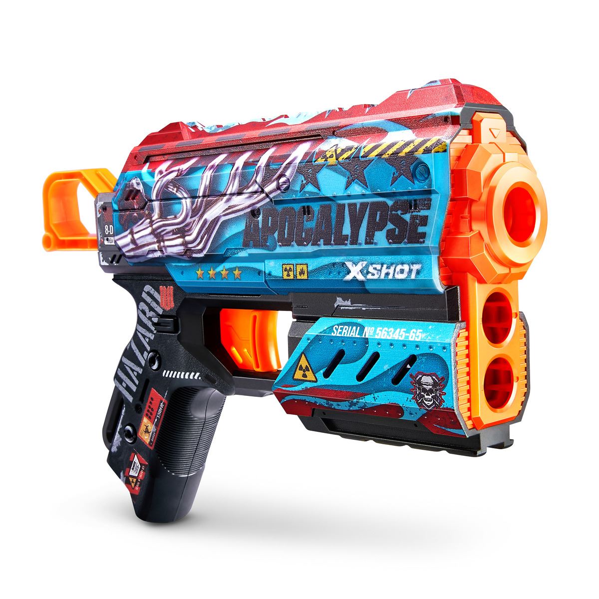 Lanzador X-Shot Skins Flux 8 Dardos de Zuru