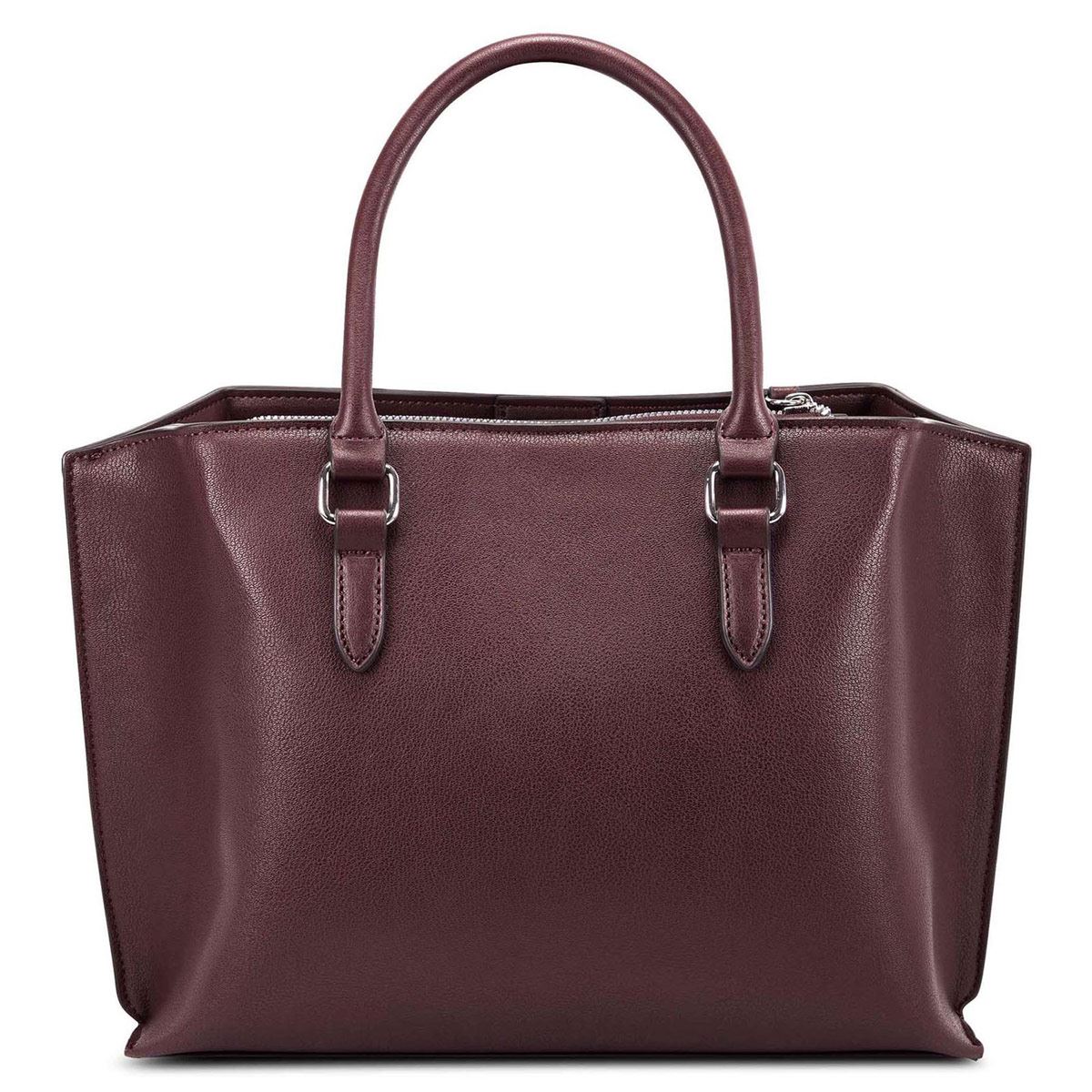 Bolsa Nine West Satchel color vino