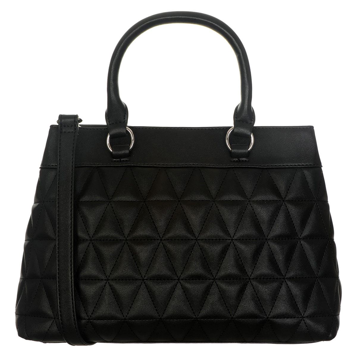 Bolsa satchel Nine west color Negro