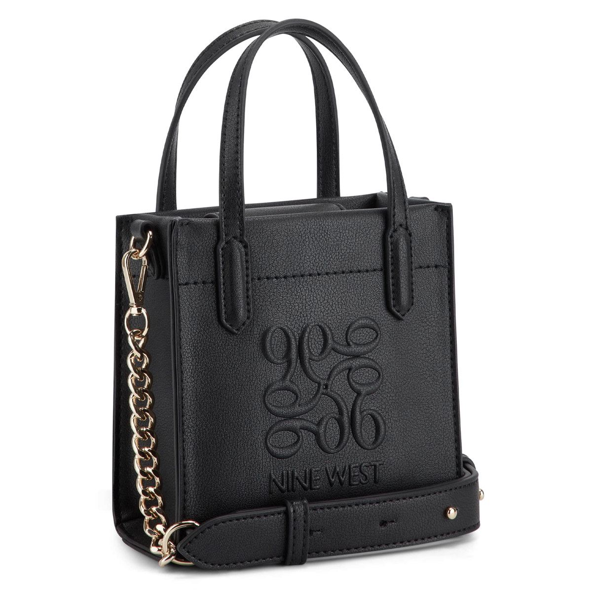Bolsa tote Nine west color Negro