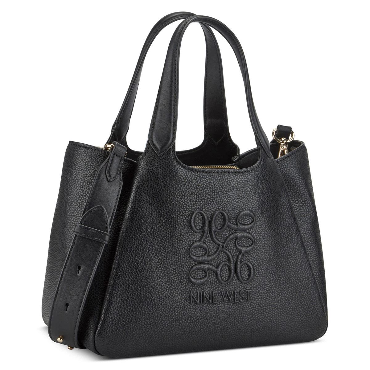 Bolsa shopper Nine west color Negro