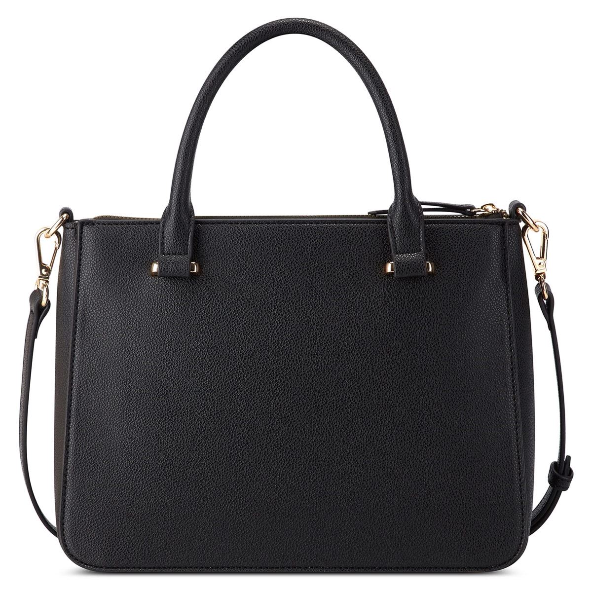 Bolsa satchel Nine west color Negro