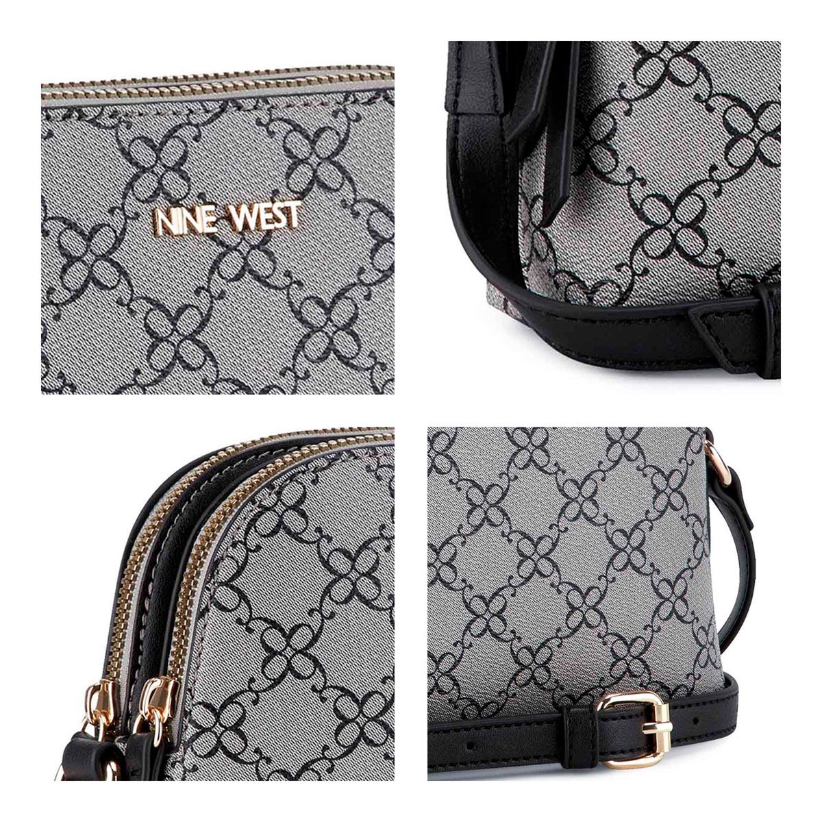 Bolsa Nine West cross body color Gris para mujer