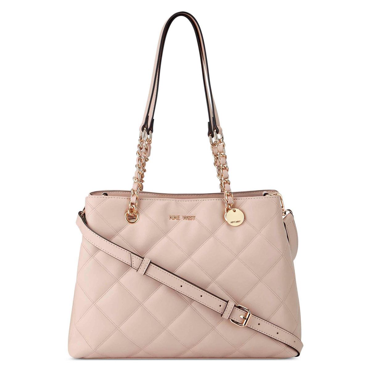 Bolsa Nine West satchel color Natural para mujer