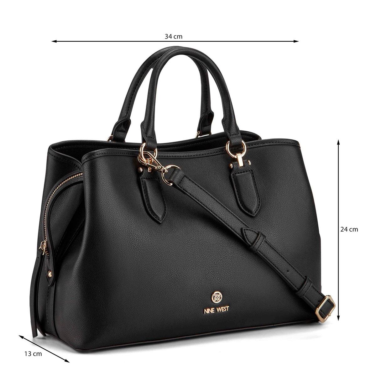 Bolsa Nine West de mano color Negro para mujer