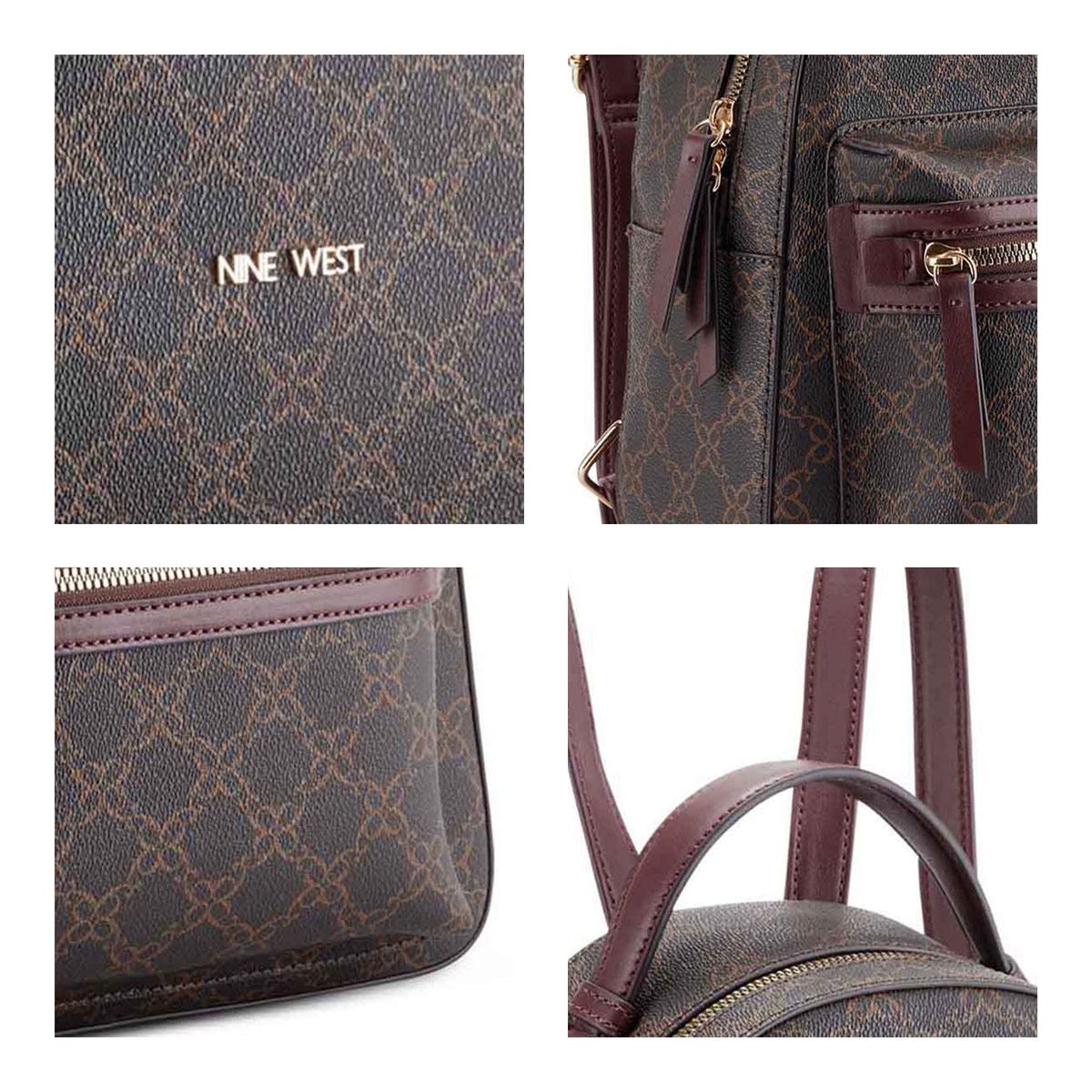 Mochila color Cafe/Vino para mujer NINE WEST