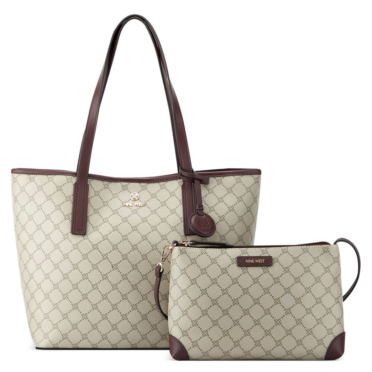 Bolsa tote color Beige/Multi para mujer NINE WEST