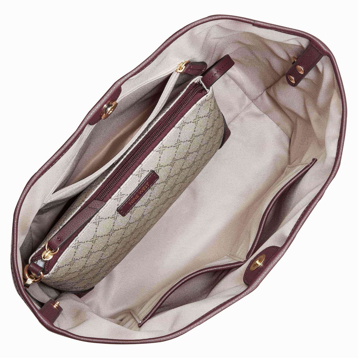 Bolsa tote color Beige/Multi para mujer NINE WEST