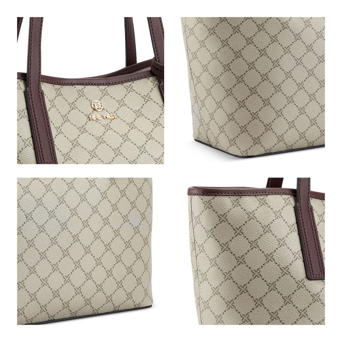 Bolsa tote color Beige/Multi para mujer NINE WEST