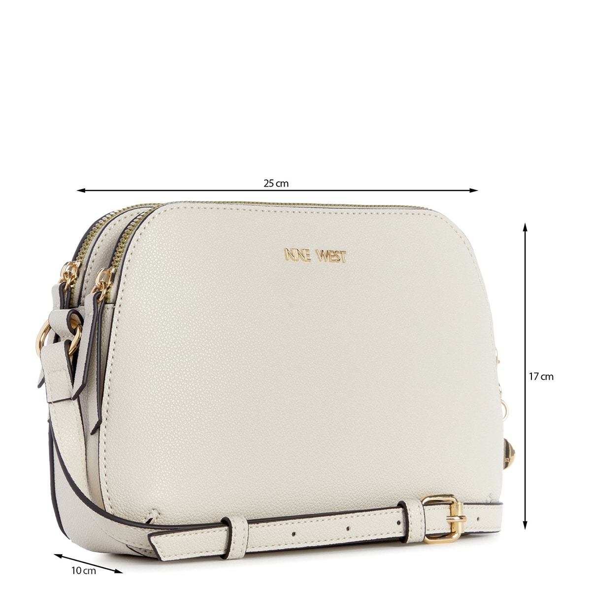 Bolsa Crossbody Nine West Blanco para Mujer