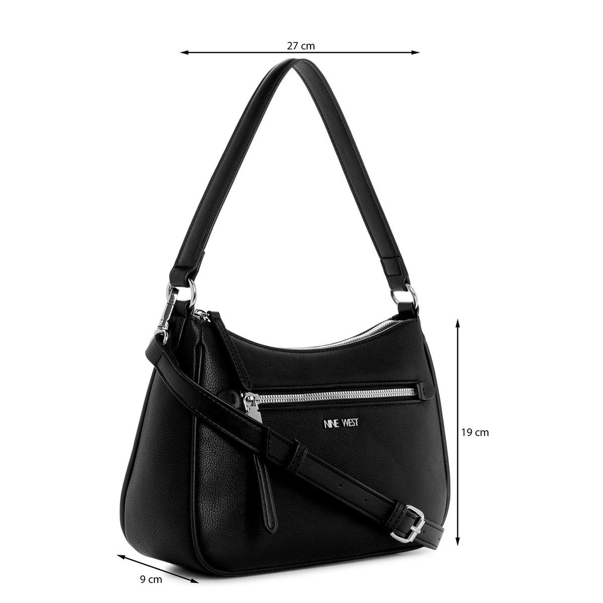 Bolso Tote Nine West Negro para Mujer