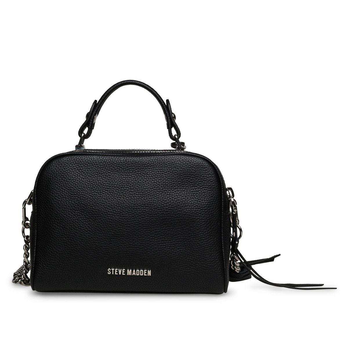 Bolso Bowler Color Negro Para Mujer Steve Madden Bstarie